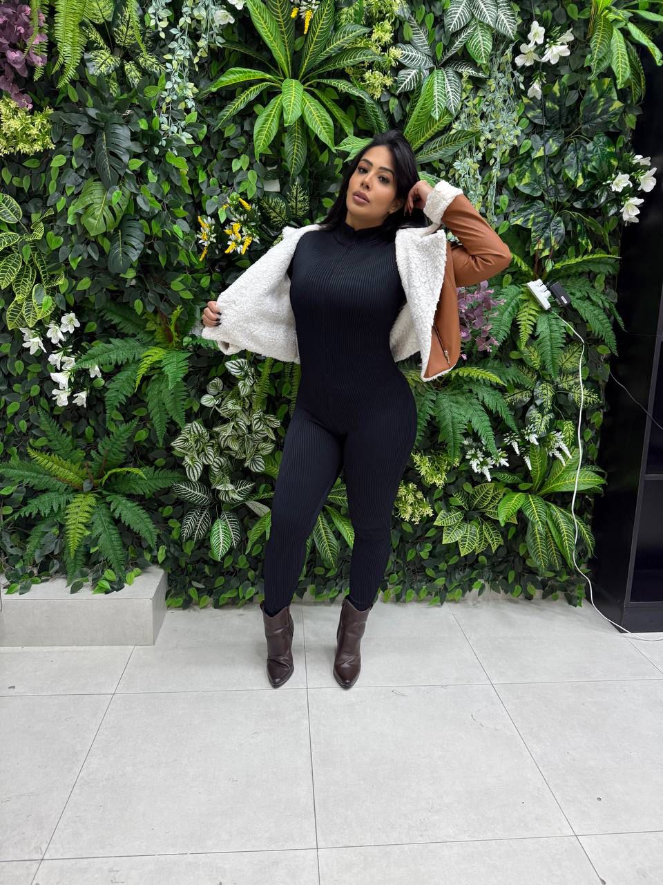 Jaqueta Feminina com Pelinho