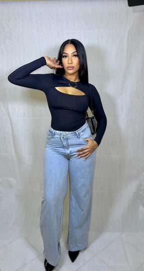 Body Feminino Manga Longa - Lara